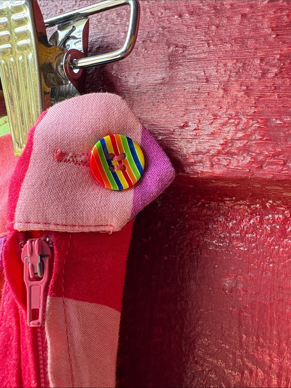 Modcloth Multicolor Chevron A-Line Skirt - Picture 3 of 10